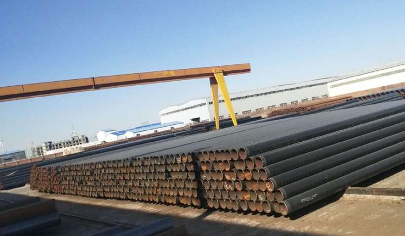 管道存放貨場及時供貨